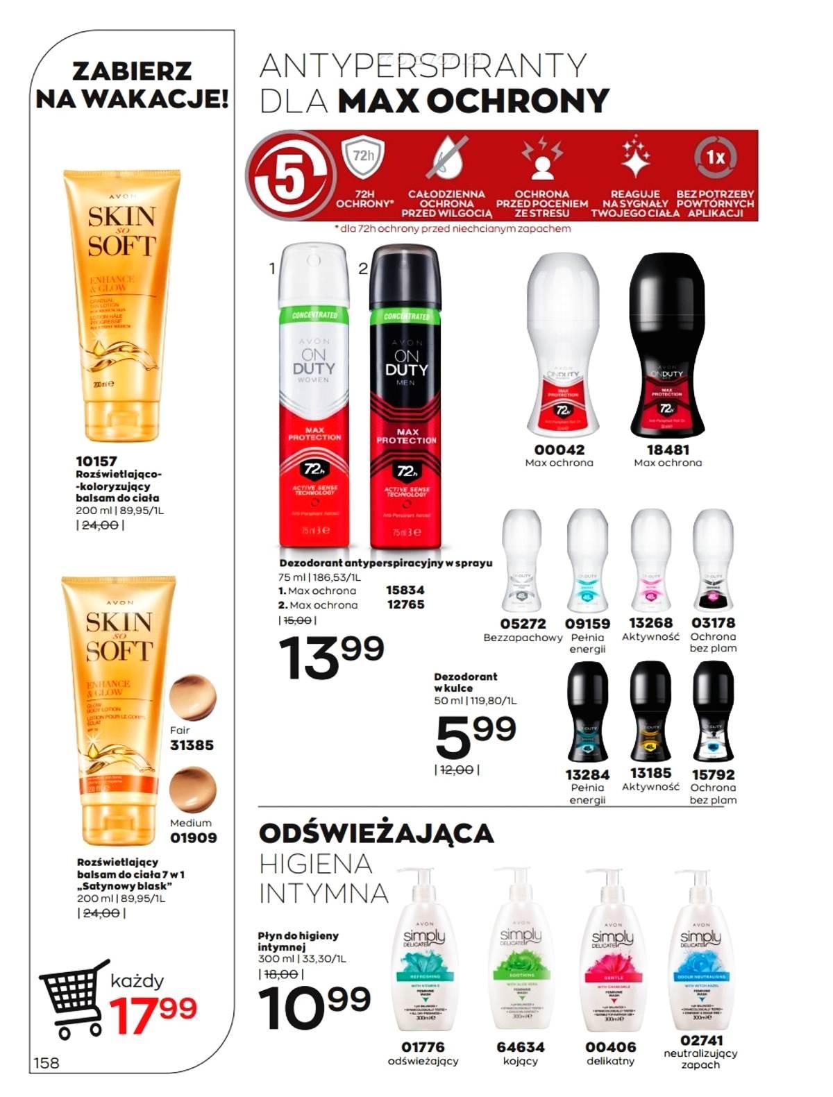 Gazetka promocyjna Avon str. 158