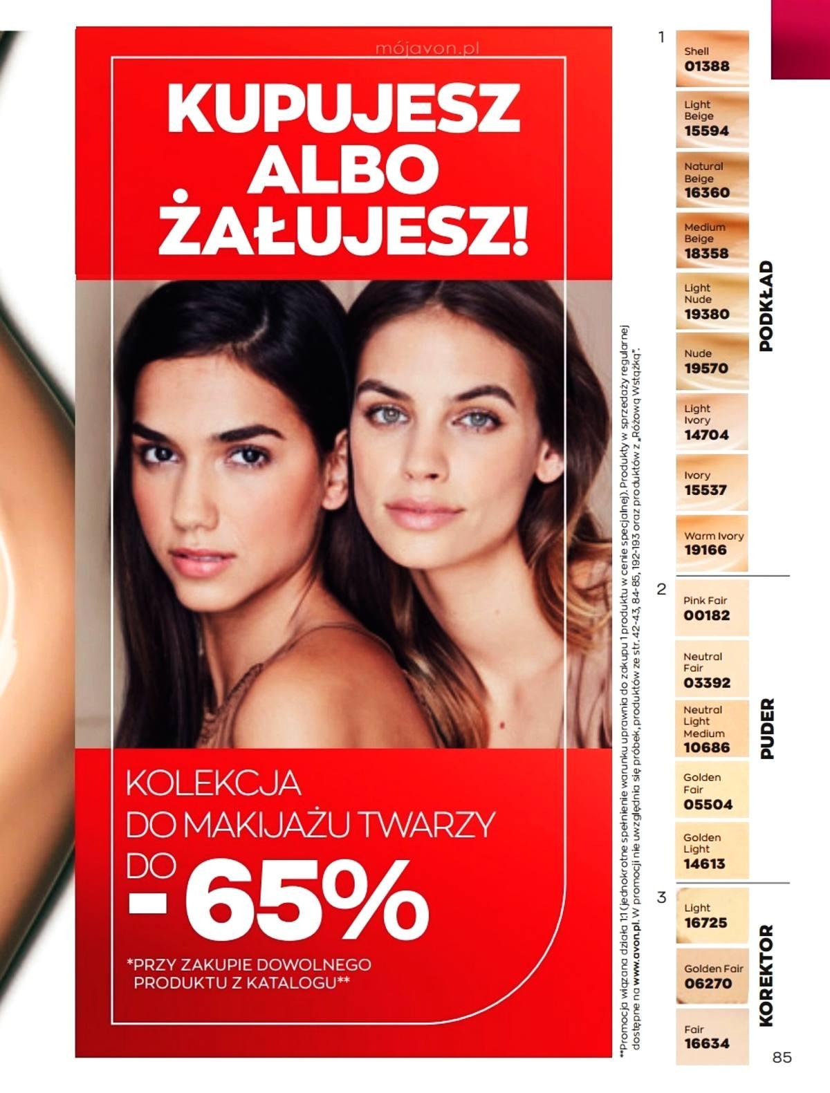 Gazetka promocyjna Avon str. 85