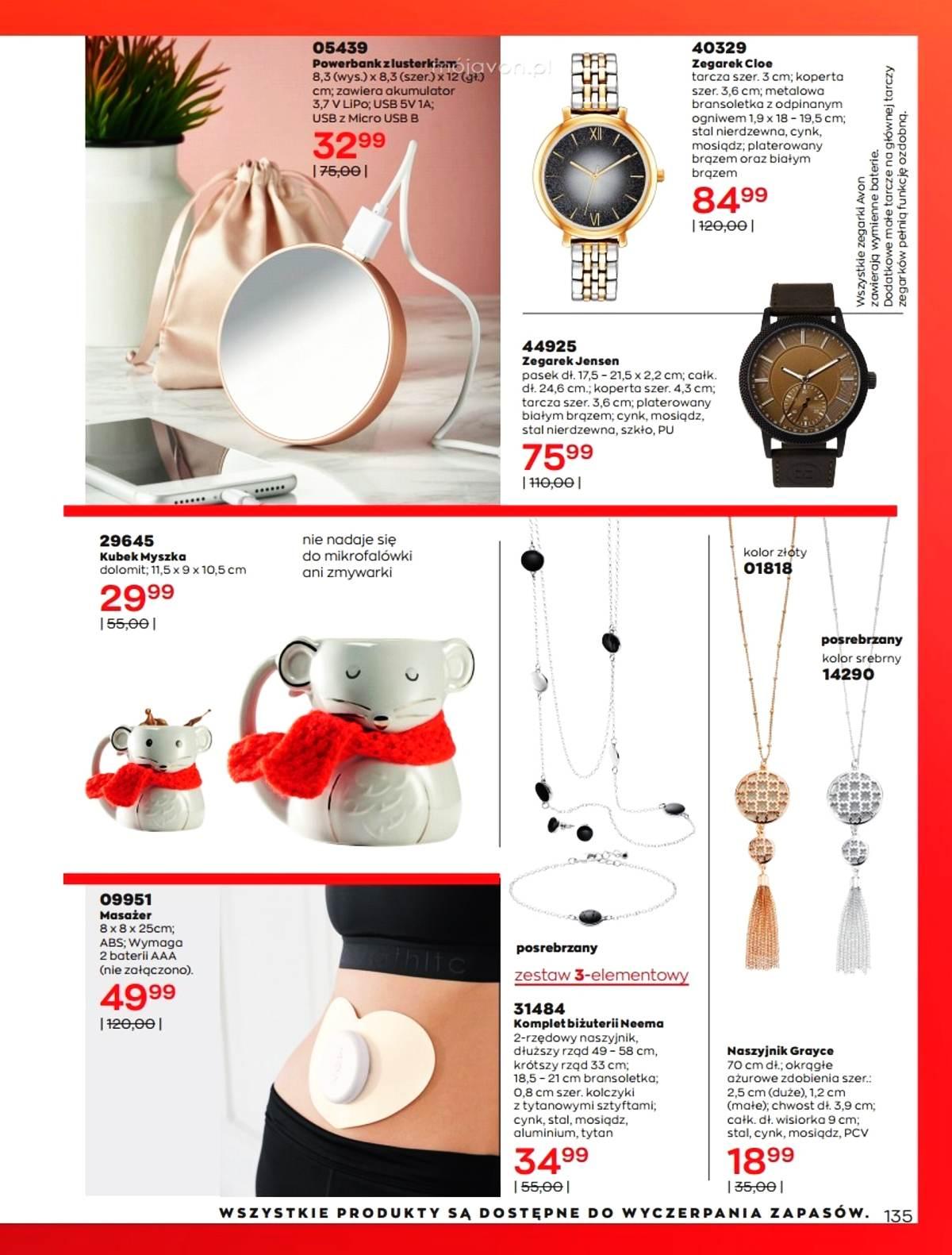 Gazetka promocyjna Avon str. 135