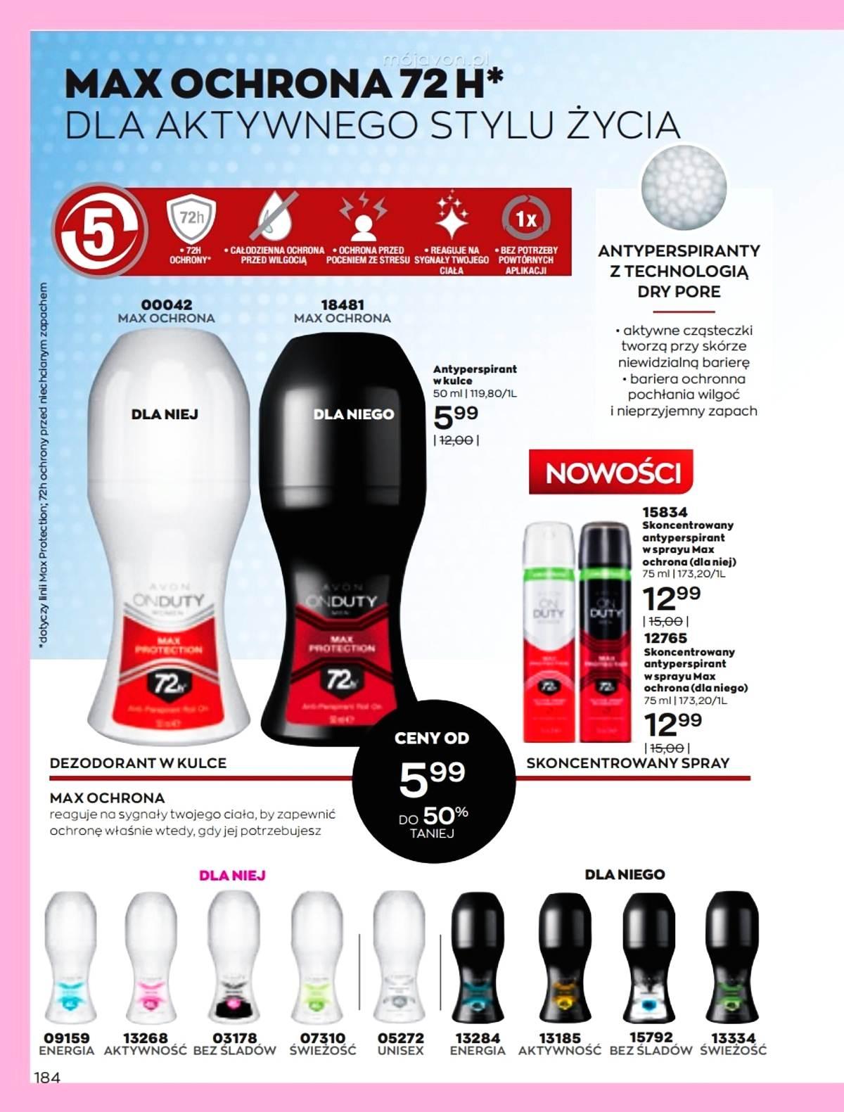 Gazetka promocyjna Avon str. 184
