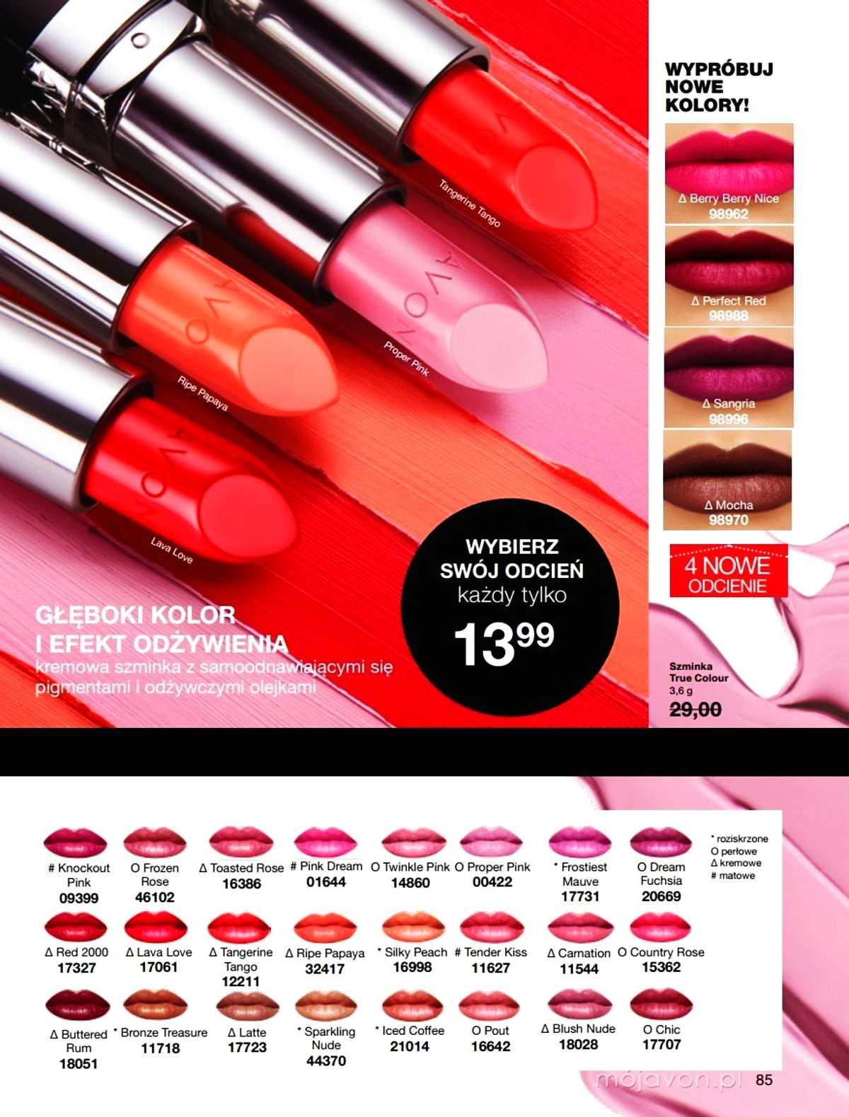 Gazetka promocyjna Avon str. 85