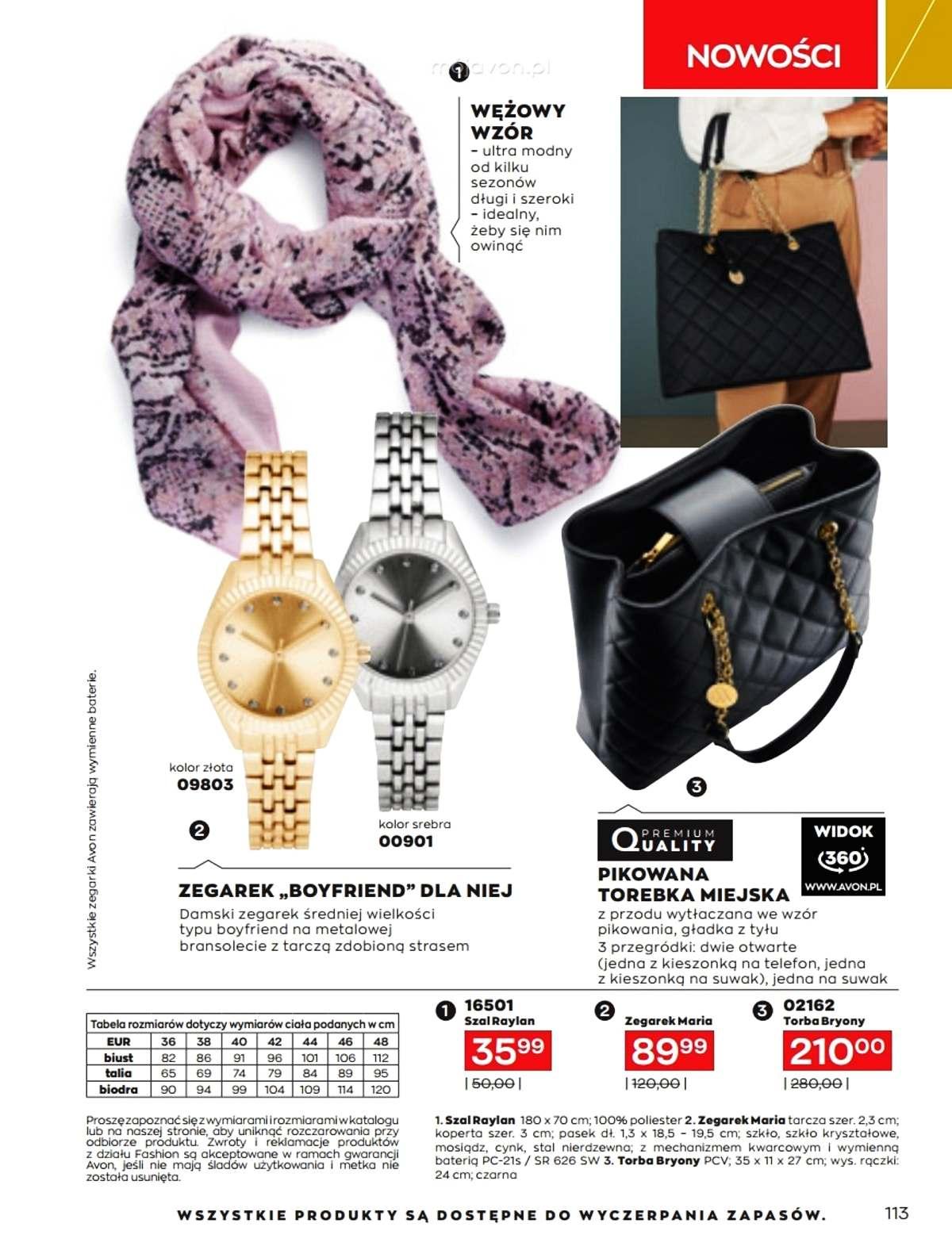 Gazetka promocyjna Avon str. 113