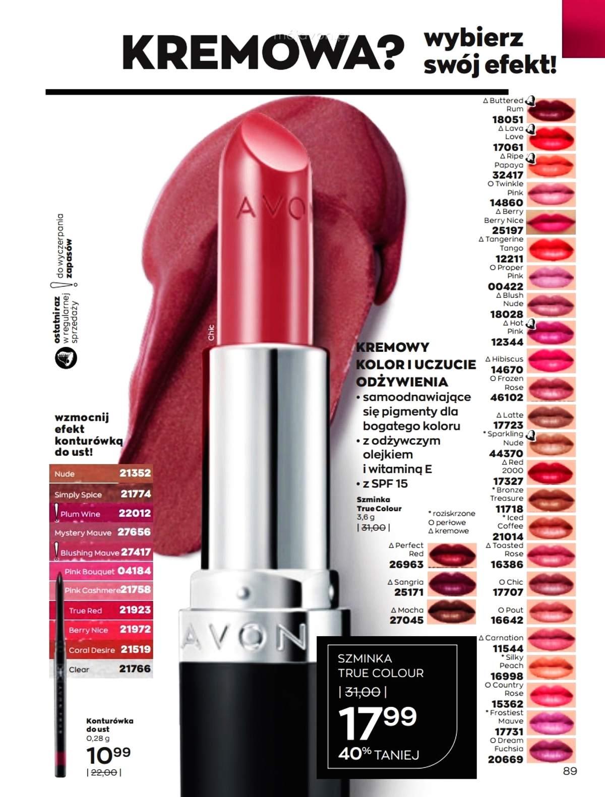 Gazetka promocyjna Avon str. 89