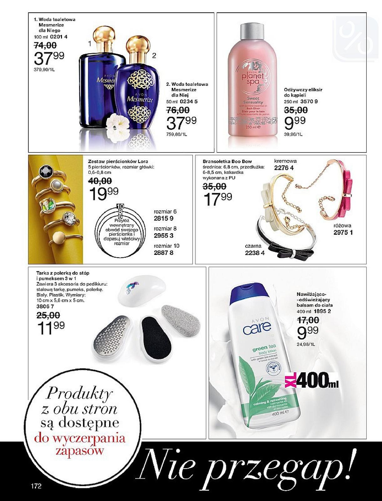 Gazetka promocyjna Avon str. 172