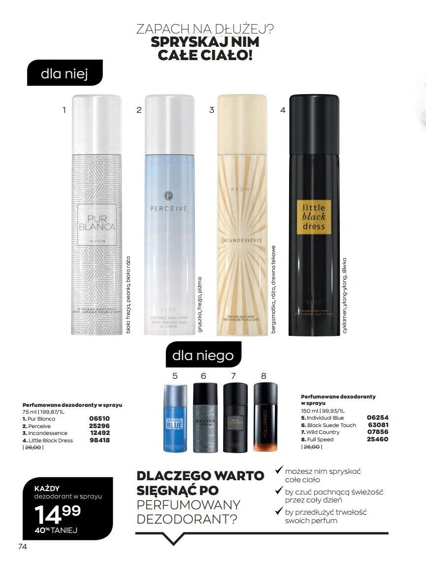 Gazetka promocyjna Avon str. 74