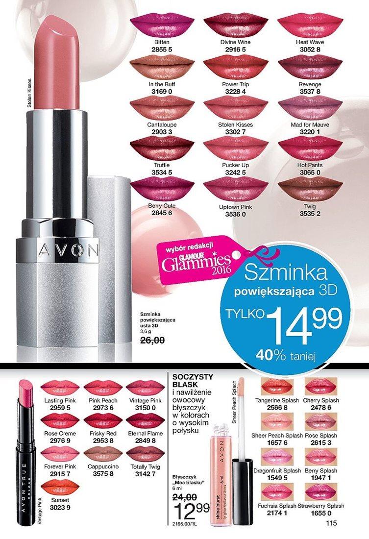 Gazetka promocyjna Avon str. 115