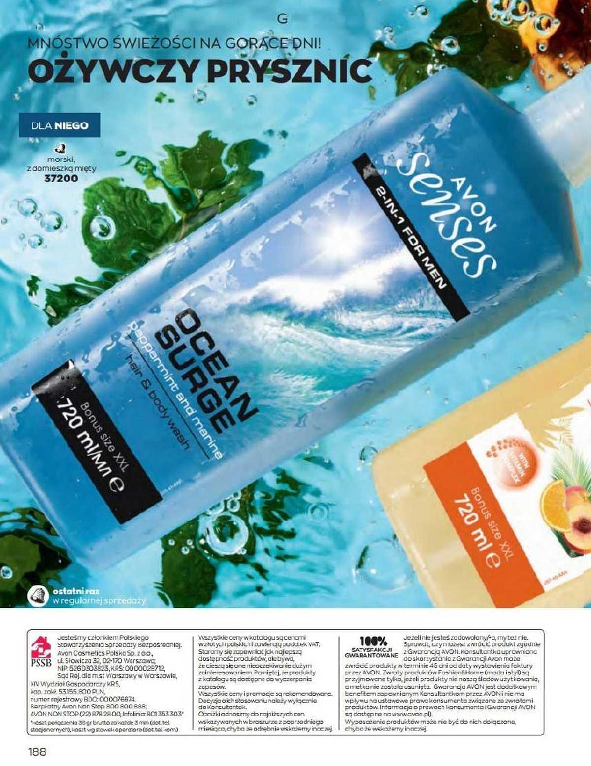 Gazetka promocyjna Avon str. 188