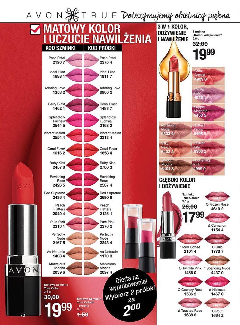 Gazetka promocyjna Avon str. 70