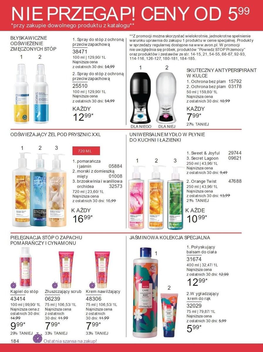 Gazetka promocyjna Avon str. 184