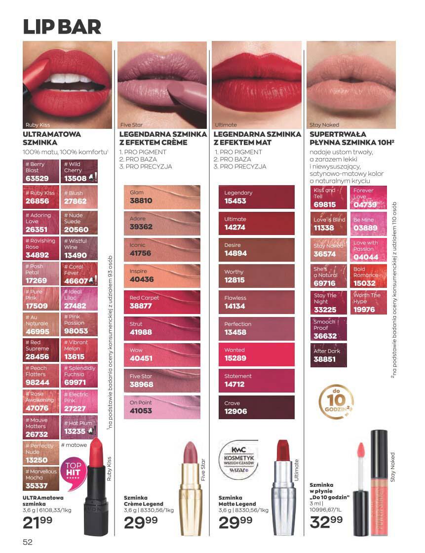 Gazetka promocyjna Avon str. 52
