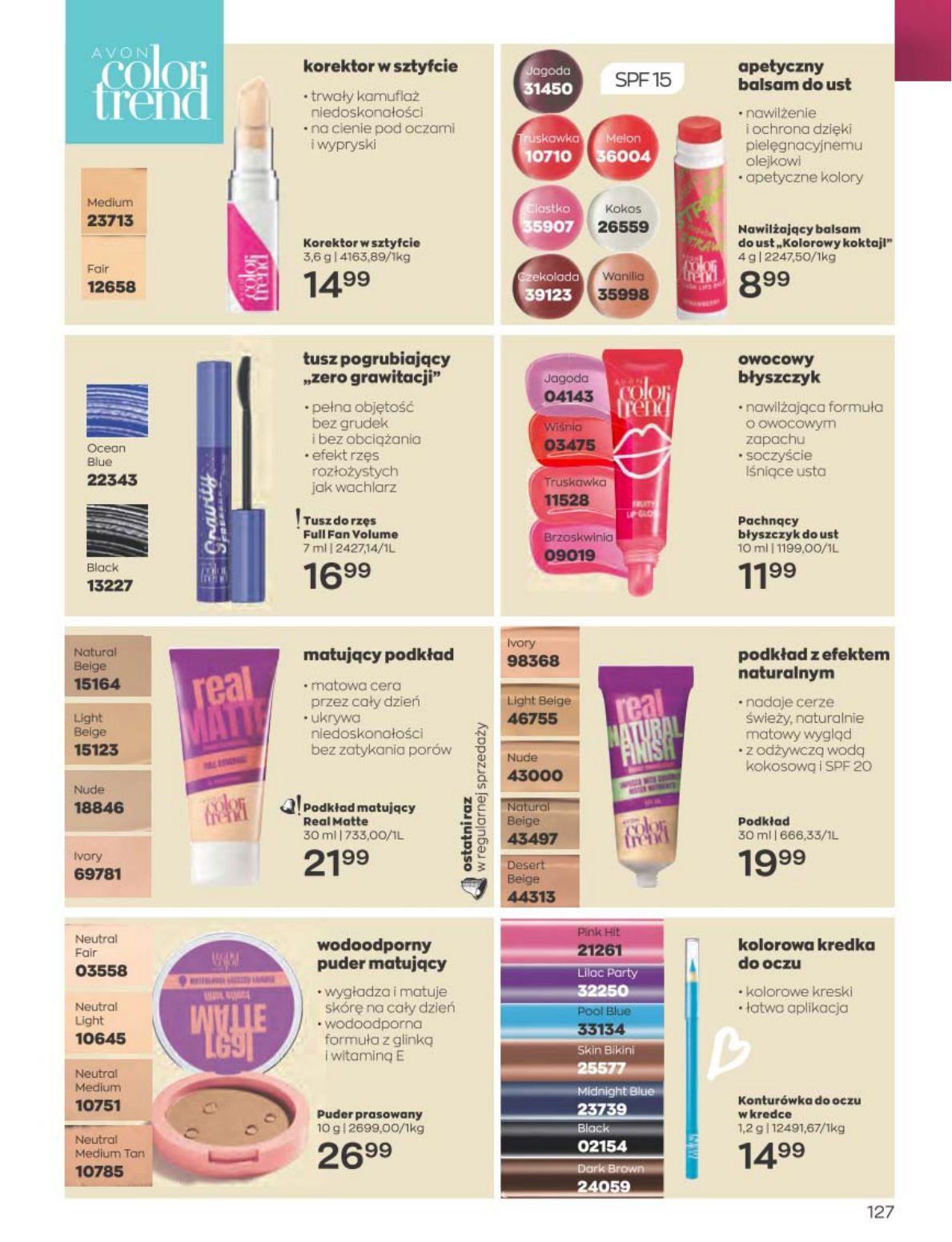 Gazetka promocyjna Avon str. 127