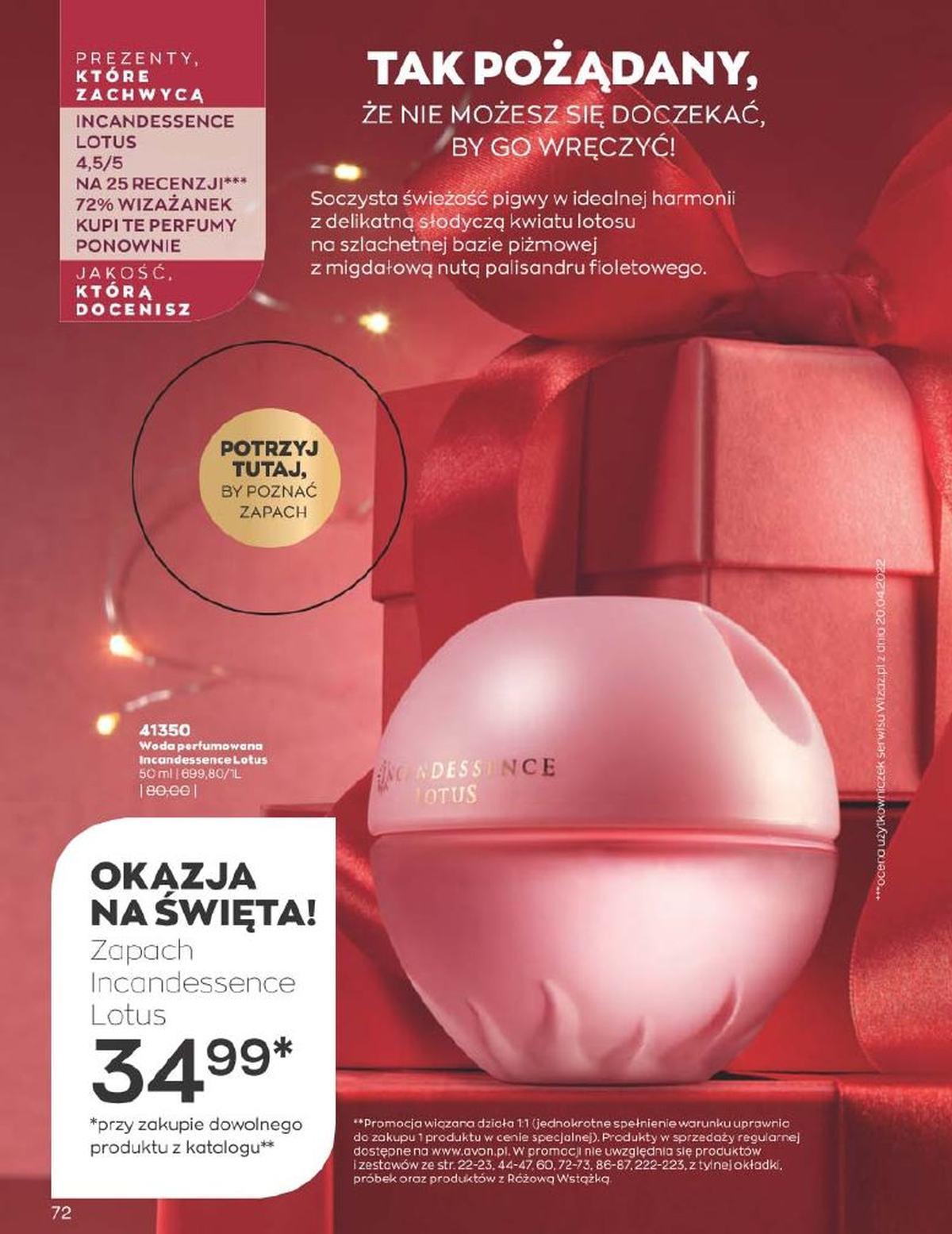 Gazetka promocyjna Avon str. 72