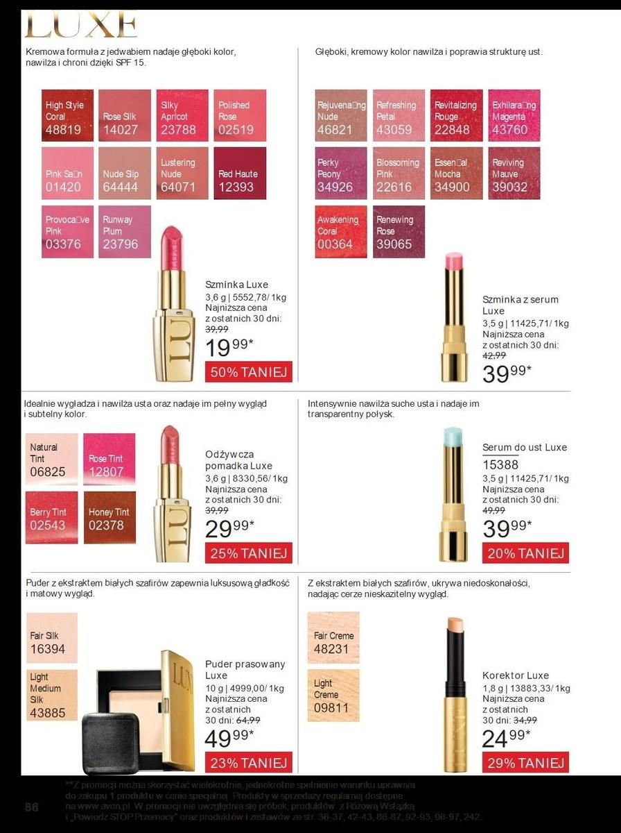 Gazetka promocyjna Avon str. 86