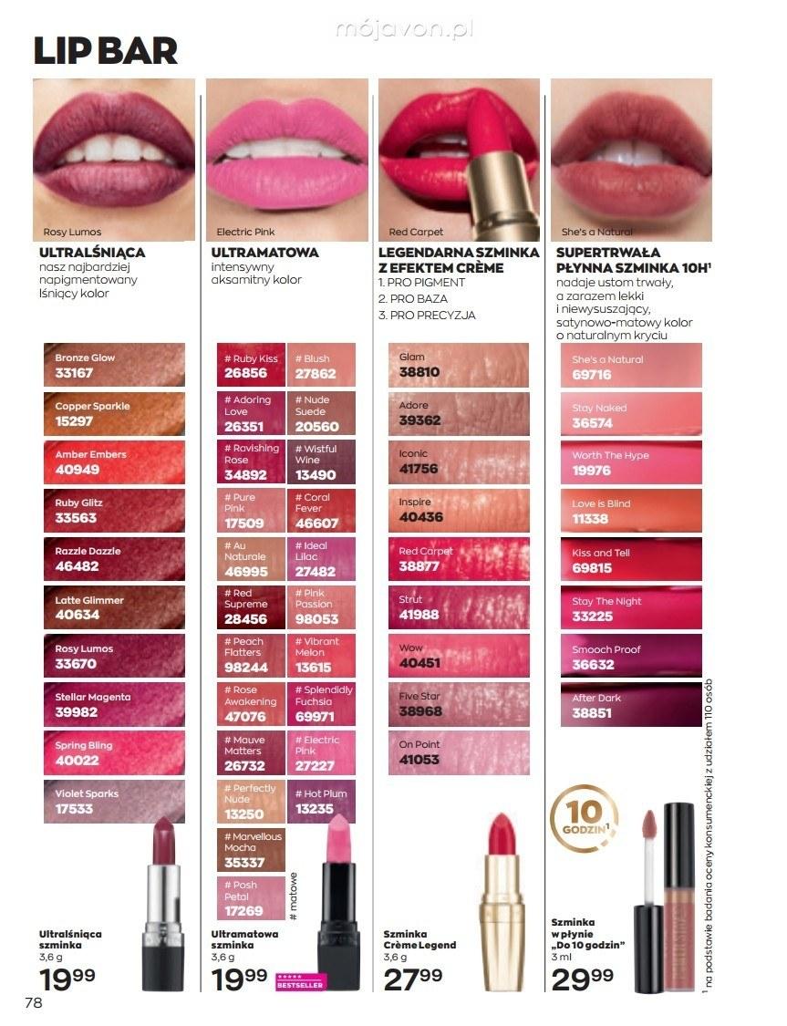 Gazetka promocyjna Avon str. 78