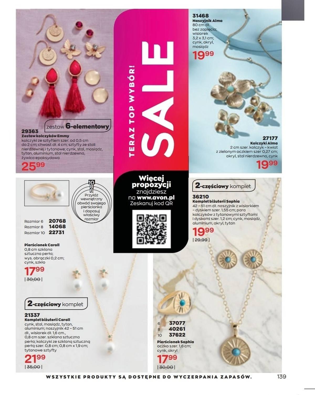Gazetka promocyjna Avon str. 139