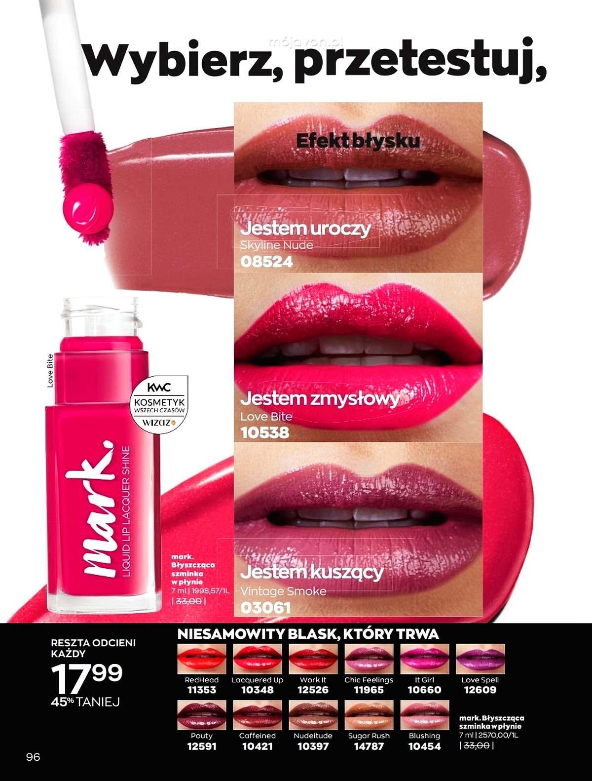 Gazetka promocyjna Avon str. 96