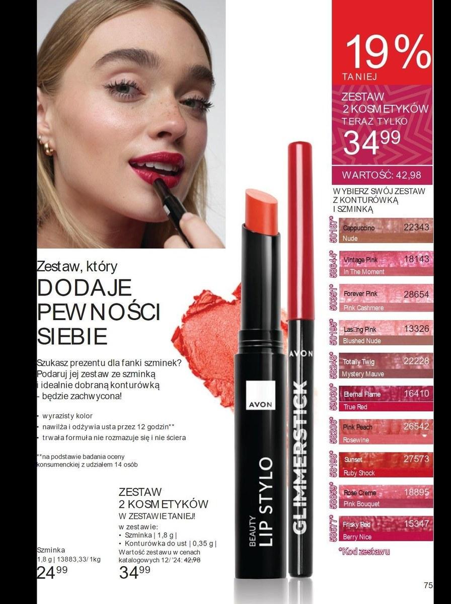 Gazetka promocyjna Avon str. 75