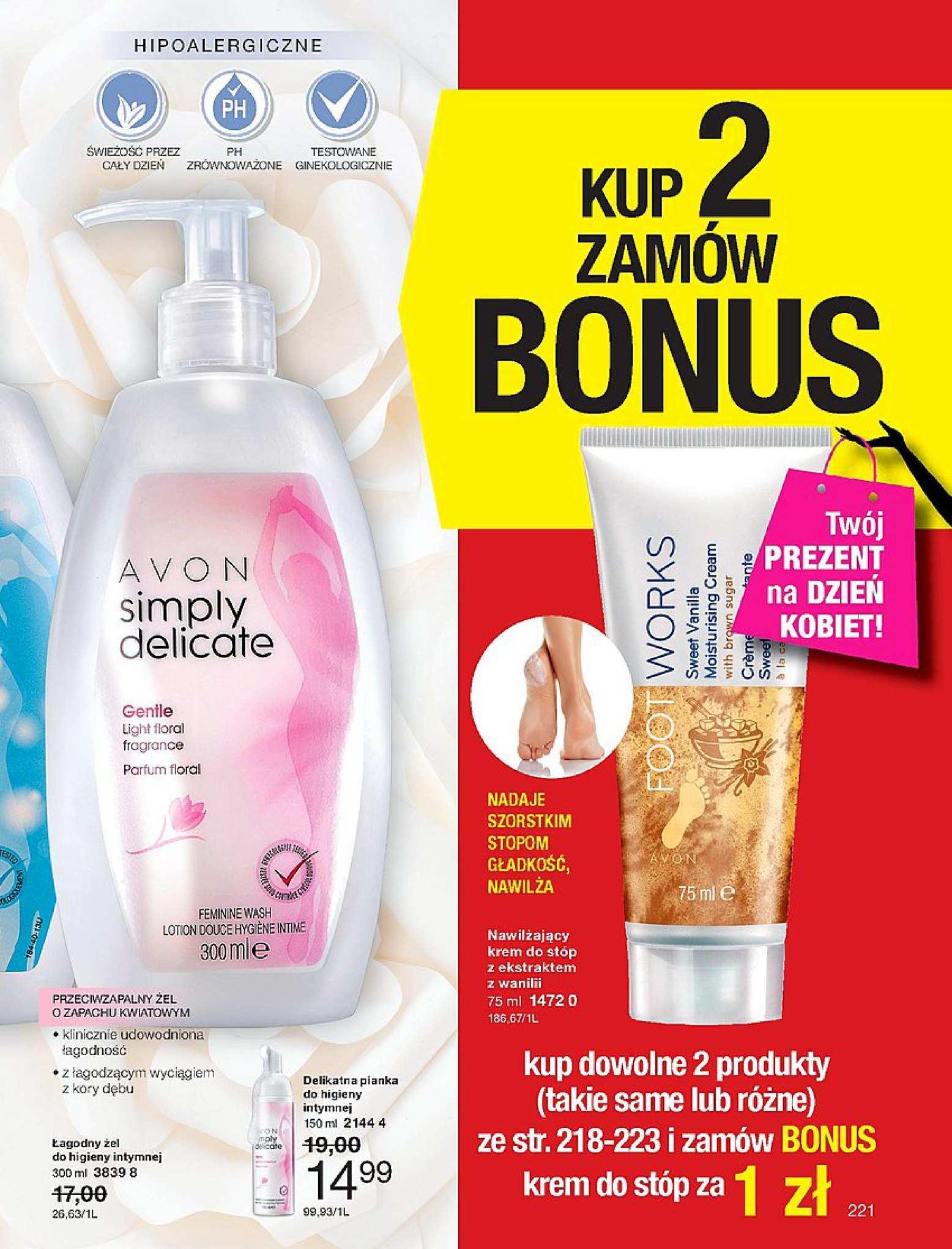 Gazetka promocyjna Avon str. 221