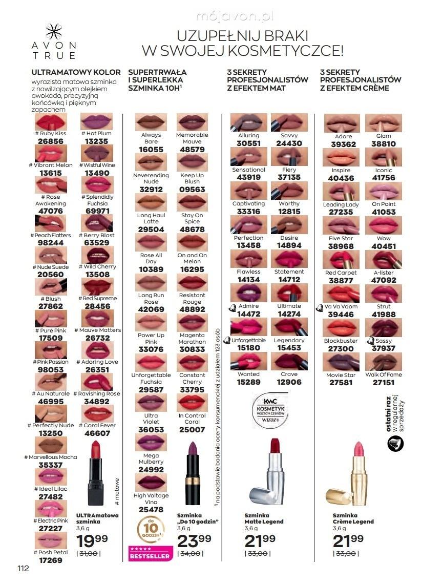 Gazetka promocyjna Avon str. 112