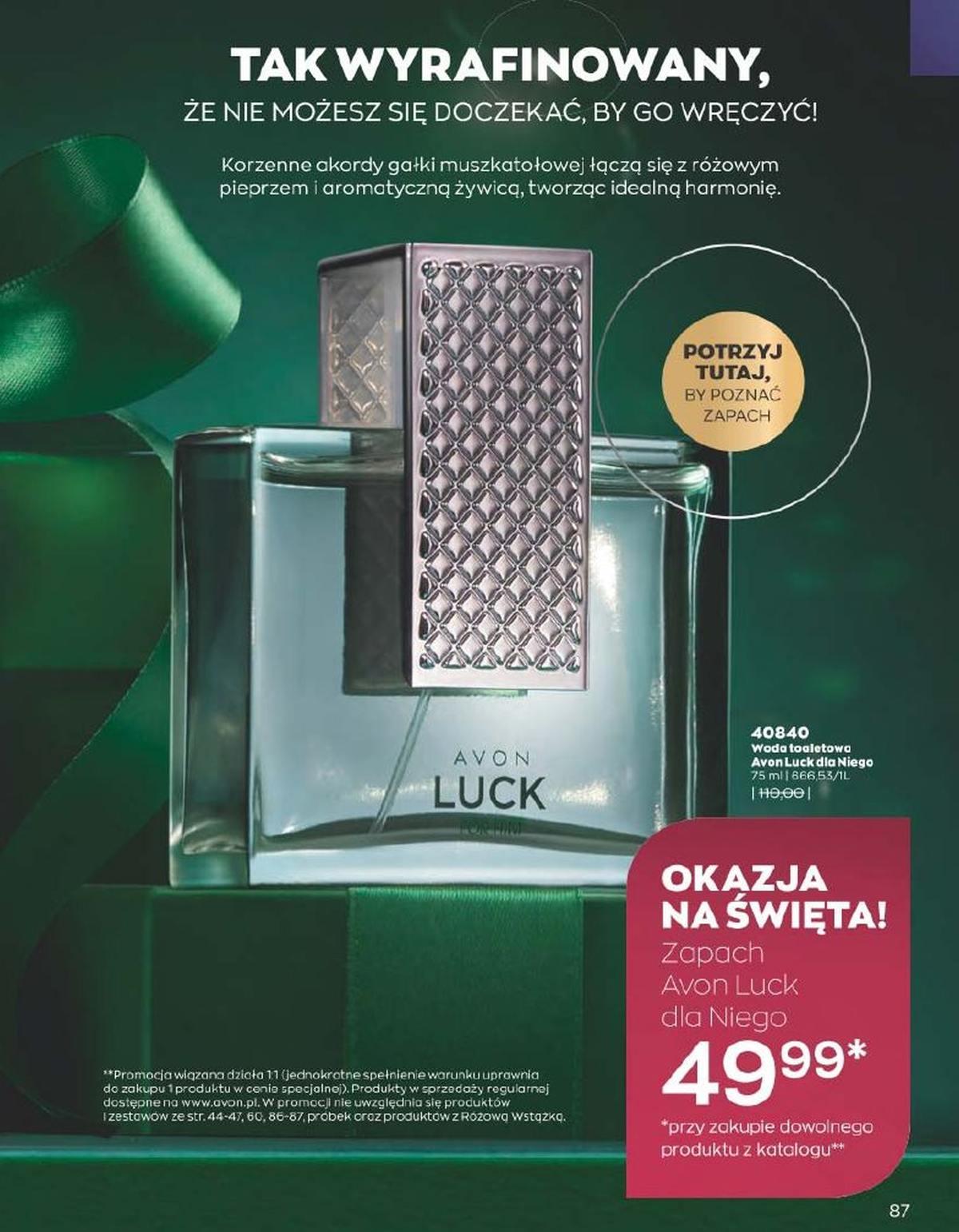 Gazetka promocyjna Avon str. 87