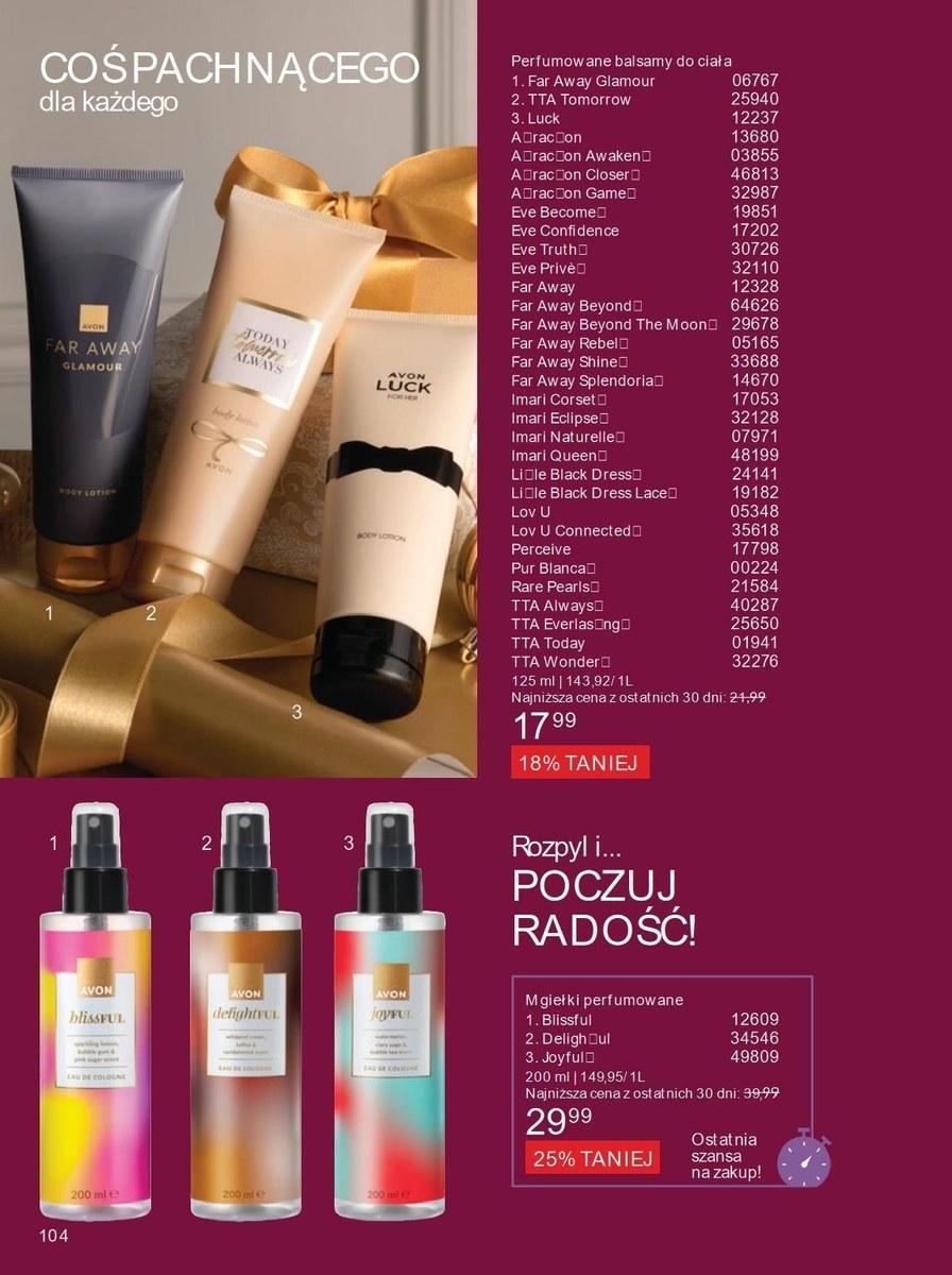 Gazetka promocyjna Avon str. 104