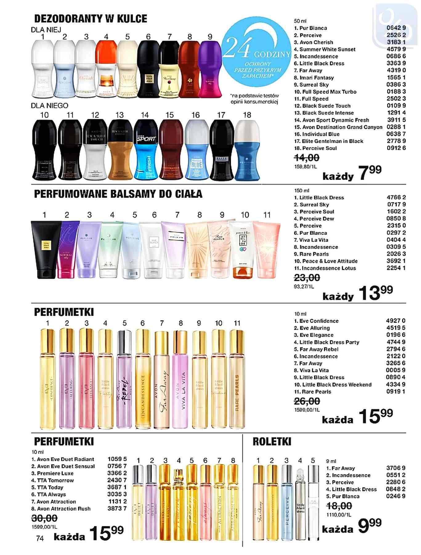 Gazetka promocyjna Avon str. 74