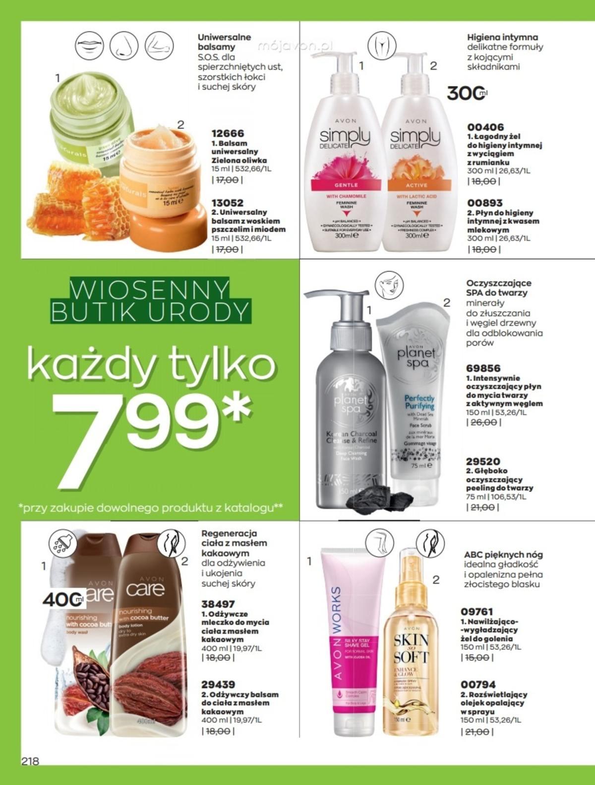 Gazetka promocyjna Avon str. 218