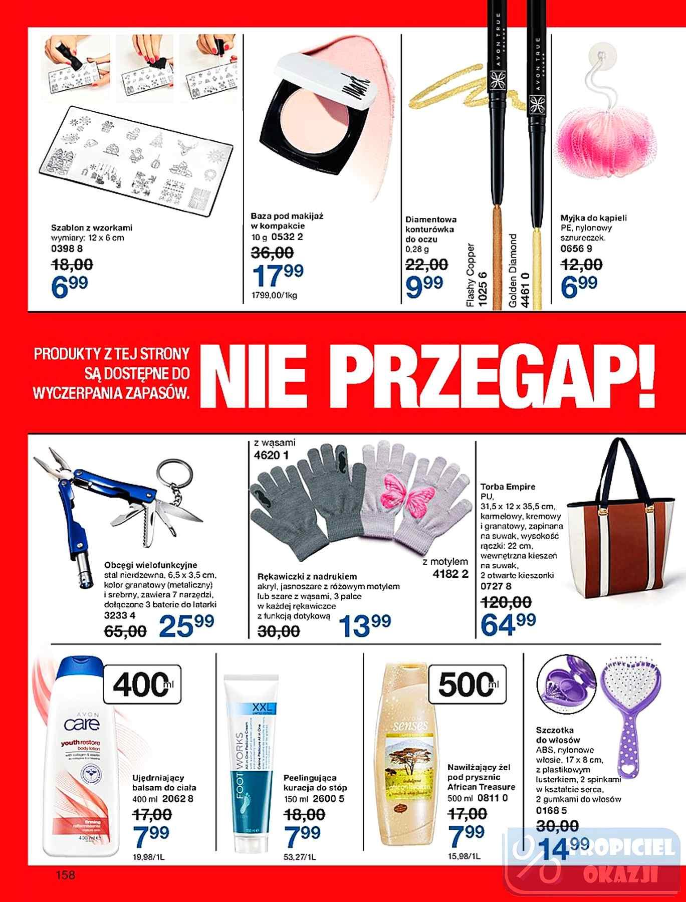 Gazetka promocyjna Avon str. 158